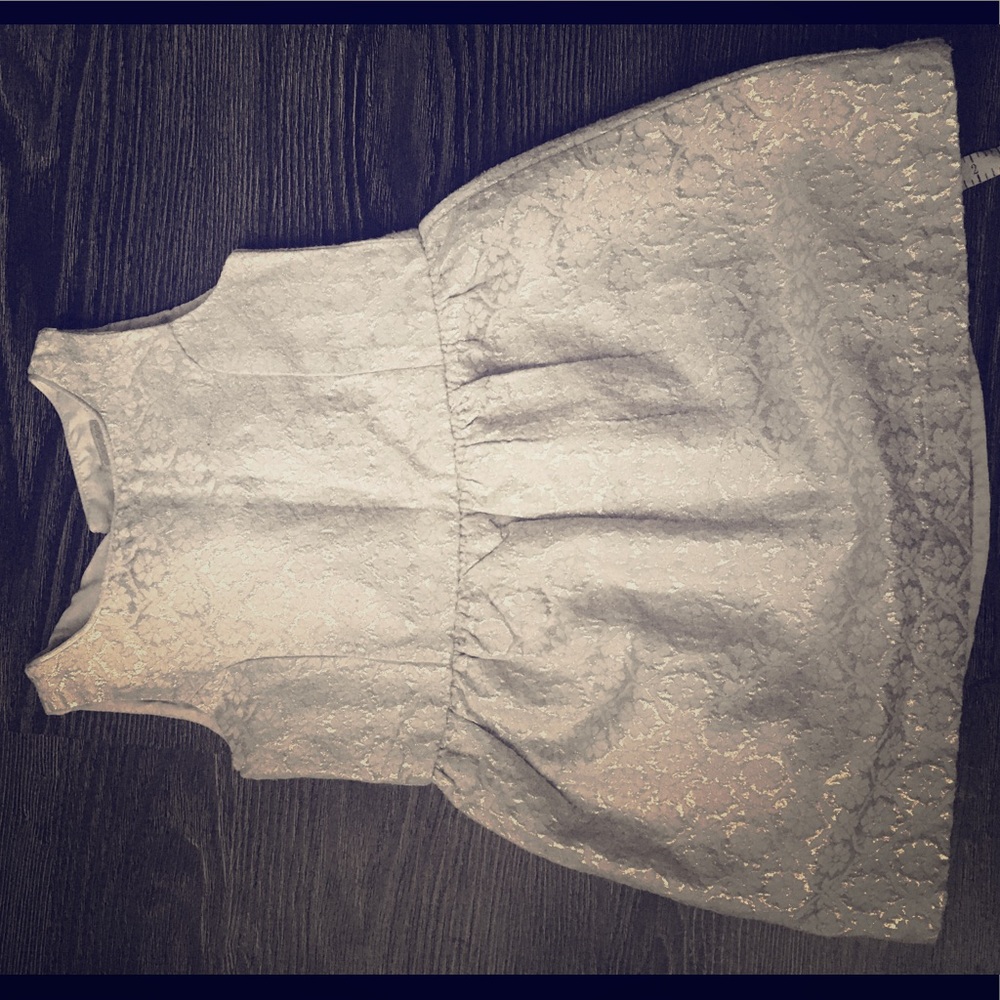 Baby Gap rose gold dress